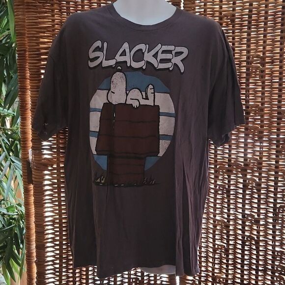 Snoopy Peanuts Slacker T-shirt XL - Picture 1 of 6